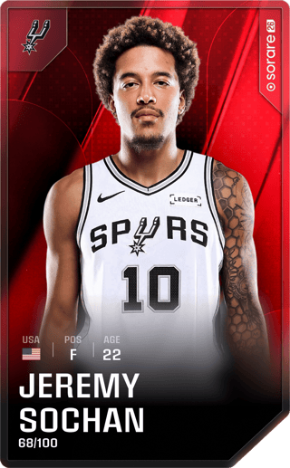 Jeremy Sochan - rare