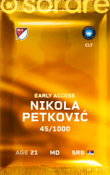 Nikola Petković - limited