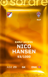 Nicholas Hansen - limited