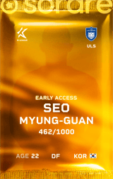 Seo Myung-Guan - limited