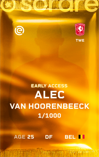 Alec Van Hoorenbeeck