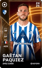 Gaëtan Paquiez - limited
