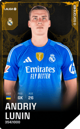 Andriy Lunin - limited