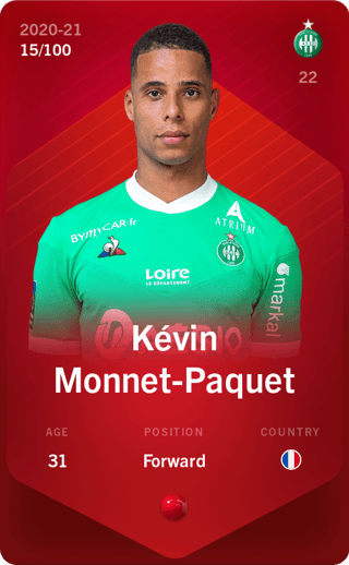 Kévin Monnet-Paquet - rare