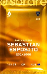 Sebastian Esposito - limited