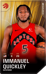 Immanuel Quickley - limited