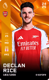 Declan Rice - limited