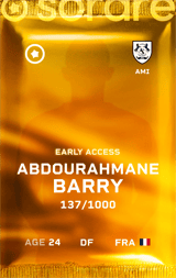 Abdourahmane Barry - limited