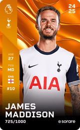 James Maddison - limited