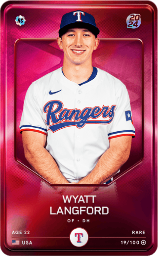 Wyatt Langford - rare