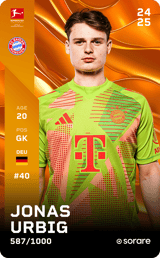 Jonas Urbig - limited