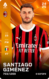 Santiago Giménez - limited