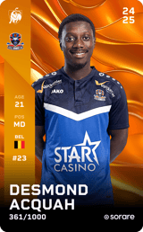 Desmond Acquah - limited
