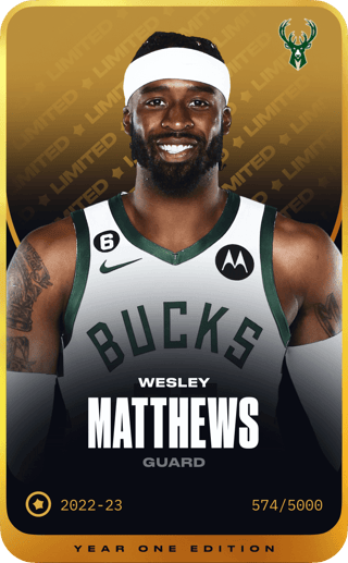 Wesley Matthews - limited