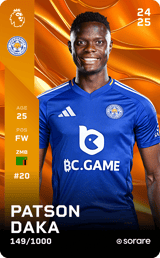 Patson Daka - limited