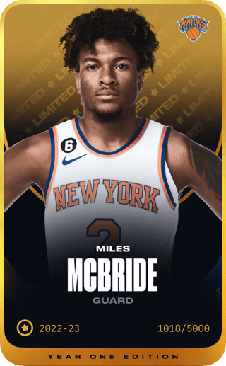 Miles McBride - limited