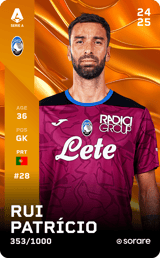 Rui Patrício - limited
