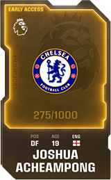 Joshua Acheampong - limited