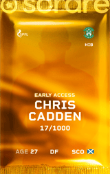Chris Cadden - limited