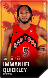 Immanuel Quickley - limited