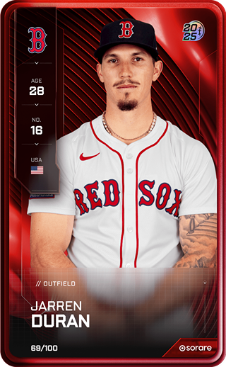 Jarren Duran - rare