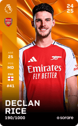 Declan Rice - limited