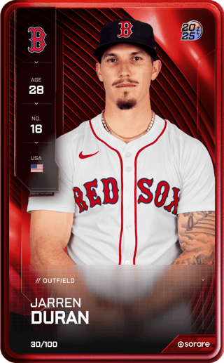 Jarren Duran - rare