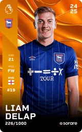 Liam Delap - limited