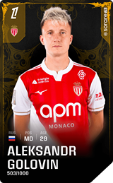 Aleksandr Golovin - limited