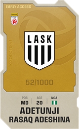 Adetunji Adeshina - limited