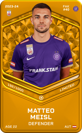 Matteo Meisl - limited