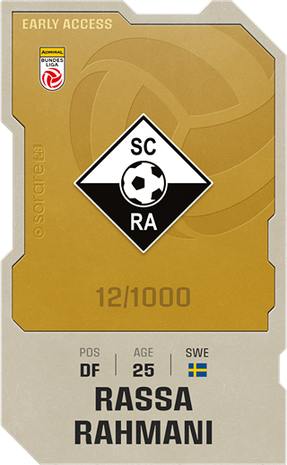 Rassa Rahmani - limited