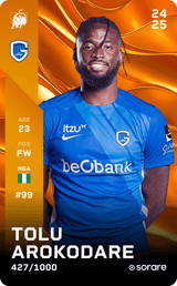 Tolu Arokodare  - limited
