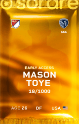 Mason Toye - limited