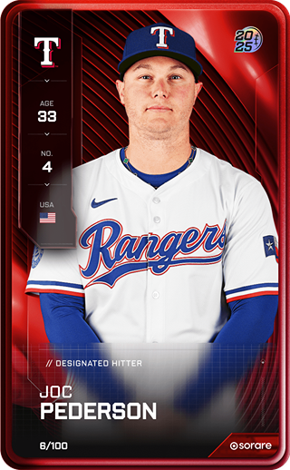 Joc Pederson - rare