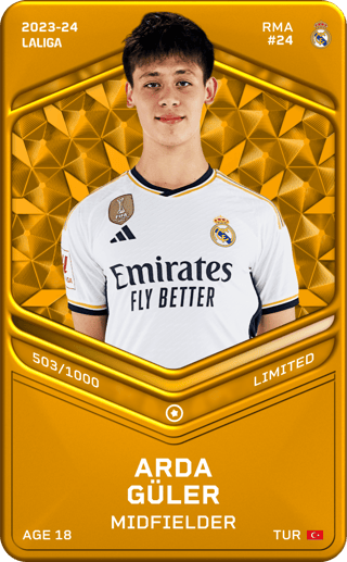 Arda Güler - limited