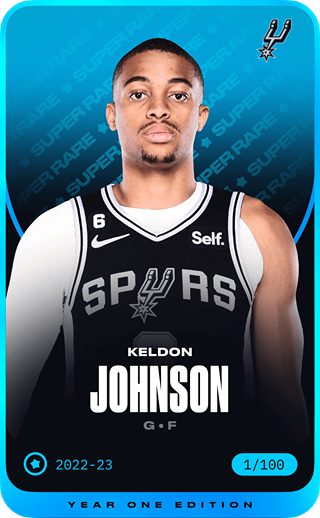Keldon Johnson - super_rare