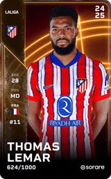 Thomas Lemar - limited