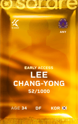 Lee Chang-Yong - limited