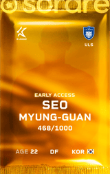 Seo Myung-Guan - limited