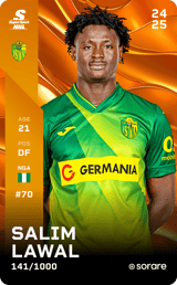 Salim Lawal - limited