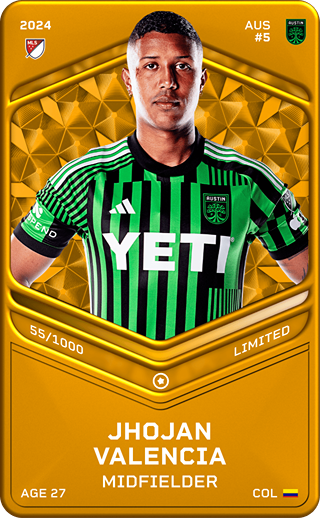 Jhojan Valencia - limited