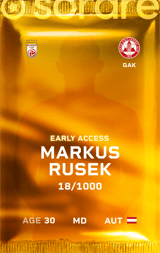 Markus Rusek - limited