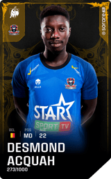 Desmond Acquah - limited