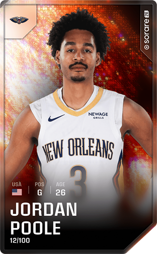 Jordan Poole - rare
