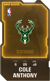 Cole Anthony - limited