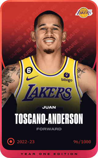 Juan Toscano-Anderson - rare