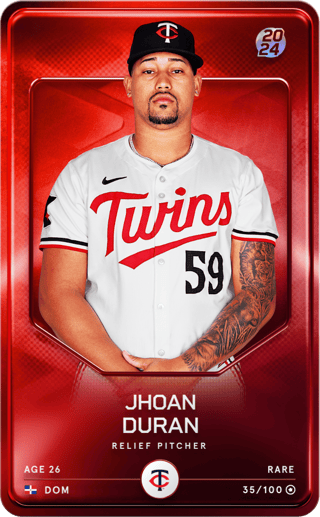 Jhoan Duran - rare