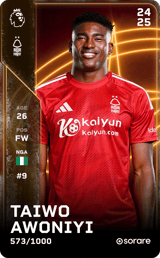 Taiwo Awoniyi - limited