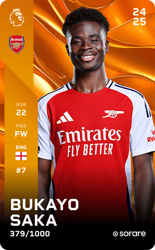 Bukayo Saka - limited